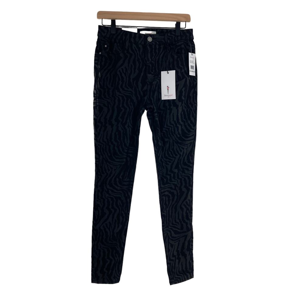 Skinny Girl Black Slick Tiger Paul HR Skinny Nordstrom